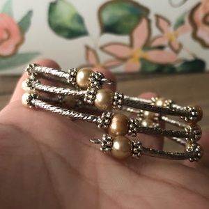 NWOT Pearl Wrap Bracelet